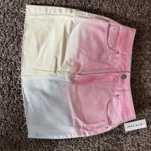 PacSun Tie-Dyed Denim Skirt